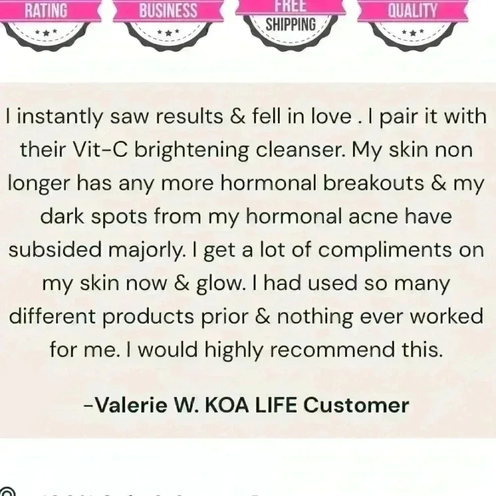 KOA LIFE: Niacinamide Booster - New
